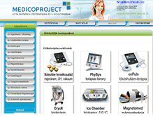 Tablet Screenshot of medicoproject.hu